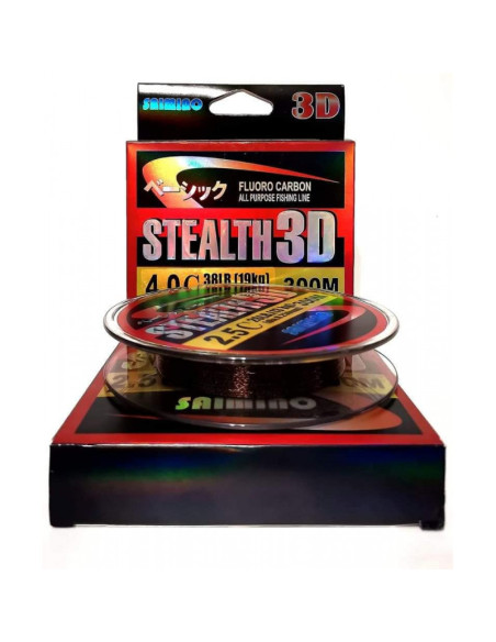 Fir Fluorocarbon Saimino Stealth 3D, 300m