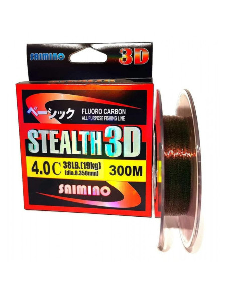 Fir Fluorocarbon Saimino Stealth 3D, 300m