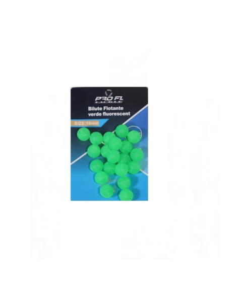 Bilute Flotante Pro Fl Verde Fluoroscent, 10mm, 20buc Bilute Flotante Pro Fl Verde Fluoroscent, 10mm, 20buc