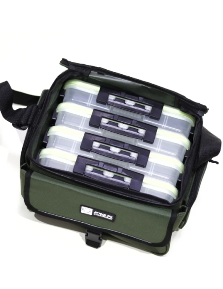 Geanta Pro Fl + 4 Cutii Plastic, 32x20x21cm Geanta Pro Fl + 4 Cutii Plastic, 32x20x21cm
