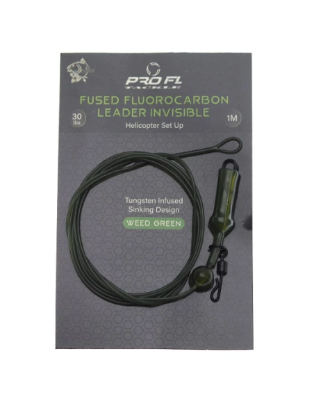 Montura Pro Fl Fused Fluorocarbon Leader Plumb Pierdut Tungsten 30lb, 1m