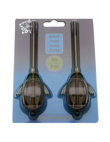 Set Momitoare Pro Fl Method Feeder Double Chance, 2buc/plic