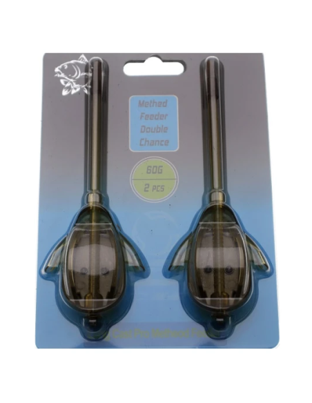 Set Momitoare Pro Fl Method Feeder Double Chance, 2buc/plic