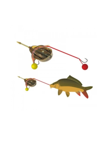 Set Momitoare Pro Fl Method Feeder Double Chance, 2buc/plic