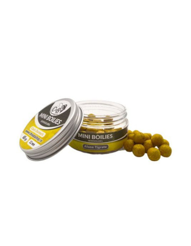 Boilies C&B Mini Semisolubil, Alune Tigrate, 12mm, 60g