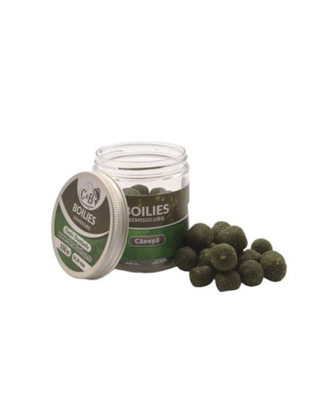 Boilies C&B Semisolubil Dumbells, Canepa, 16-20mm, 150g