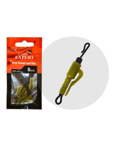 Clipsuri plumb pierdut Carp Expert Quick Change Lead Clips, 5buc/plic