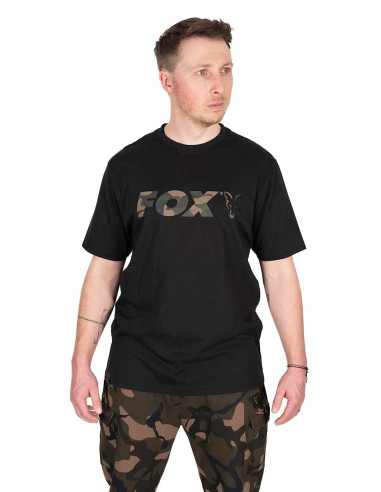 Tricou Fox Black/Camo Logo T-Shirt
