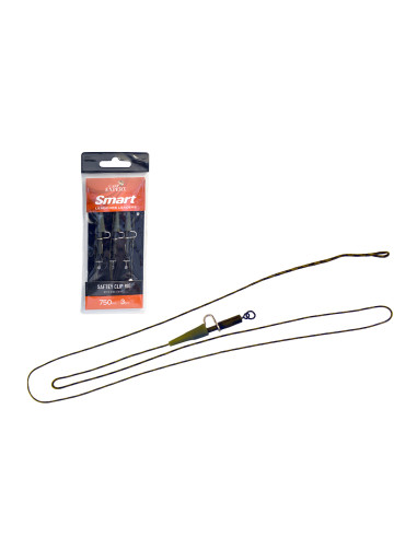Montura Plumb Pierdut Carp Expert Leadcore Saftey Clip Rig, 3buc/plic