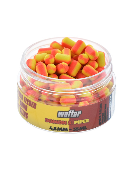 Wafters Active Baits Dumbells, Salmon and Pepper, 4.5mm, 35ml Wafters Active Baits Dumbells, Salmon and Pepper, 4.5mm, 35ml