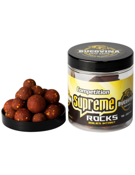 Boilies de carlig Bucovina Baits Rocks Hookbaits Competition Supreme, 16-20mm, 150g