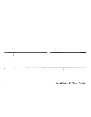 Lanseta Delphin Bomber, 3.80m, 5lbs, 2buc