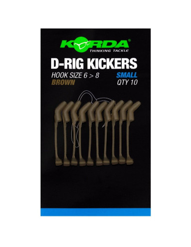 Rig Aligner Korda Kicker D-rig Brown, Marime S, 10buc/plic