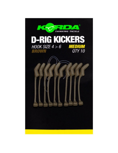 Rig Aligner Korda Kicker D-rig Brown, Marime M, 10buc/plic