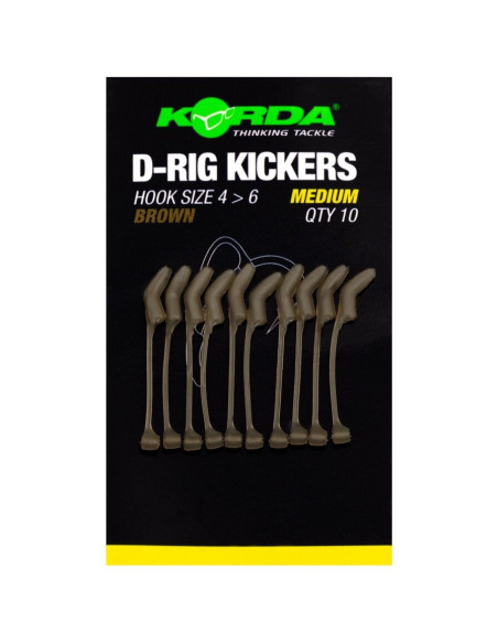 Rig Aligner Korda Kicker D-rig Brown, Marime M, 10buc/plic