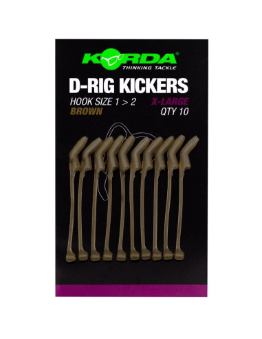 Rig Aligner Korda Kicker D-rig Brown, Marime XL, 10buc/plic