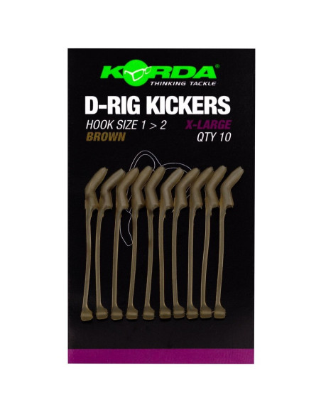 Rig Aligner Korda Kicker D-rig Brown, Marime XL, 10buc/plic