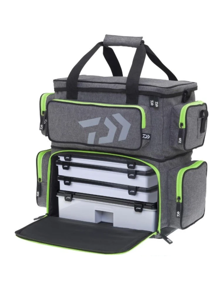 Geanta Daiwa Prorex D-box Tackle + 4 Cutii Pentru Accesorii, 45x42x25cm