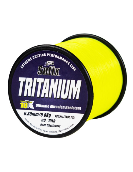 Fir Monofilament Sufix Tritanium, Neon Chartreuse, 895m - 1365m Fir Monofilament Sufix Tritanium, Neon Chartreuse, 895m - 1365m