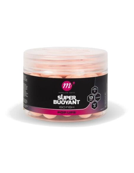 Pop-Up Mainline Iso Fish Super Buoyant Pink, 13mm Pop-Up Mainline Iso Fish Super Buoyant Pink, 13mm