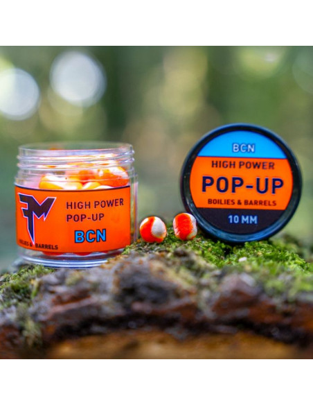 Pop-Up Feedermania High Power Boilies & Barrels, BCN, 10mm Pop-Up Feedermania High Power Boilies & Barrels, BCN, 10mm