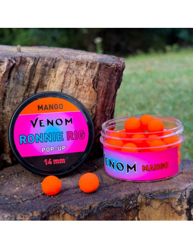 Pop-Up Feedermania Venom Ronnie Rig, Mango, 14mm