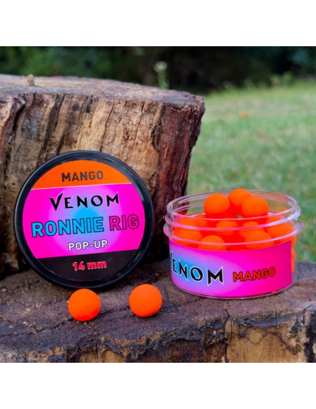 Pop-Up Feedermania Venom Ronnie Rig, Mango, 14mm Pop-Up Feedermania Venom Ronnie Rig, Mango, 14mm