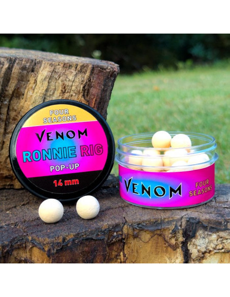 Pop-Up Feedermania Venom Ronnie Rig, Four Seasons, 14mm Pop-Up Feedermania Venom Ronnie Rig, Four Seasons, 14mm