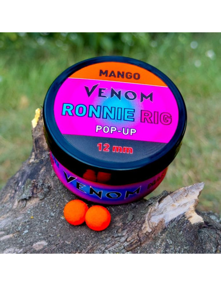 Pop-Up Feedermania Venom Ronnie Rig, Mango, 12mm Pop-Up Feedermania Venom Ronnie Rig, Mango, 12mm
