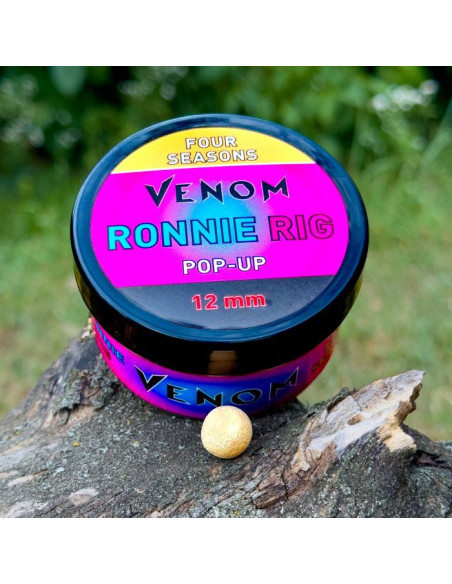 Pop-Up Feedermania Venom Ronnie Rig, Four Seasons, 12mm Pop-Up Feedermania Venom Ronnie Rig, Four Seasons, 12mm