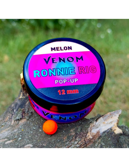 Pop-Up Feedermania Venom Ronnie Rig, Melon, 12mm Pop-Up Feedermania Venom Ronnie Rig, Melon, 12mm
