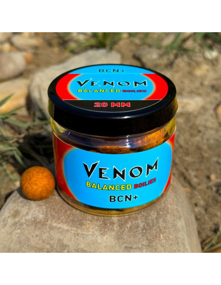 Boilies De Carlig Feedermania Venom Balanced Boilies, BCN+, 20mm, 100g Boilies De Carlig Feedermania Venom Balanced Boilies, BCN+, 20mm, 100g