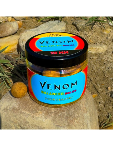 Boilies De Carlig Feedermania Venom Balanced Boilies, Four Seasons, 20mm, 100g Boilies De Carlig Feedermania Venom Balanced Boilies, Four Seasons, 20mm, 100g