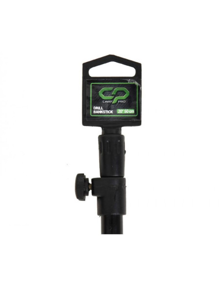 Suport Telescopic Carp Pro Drill Bankstick Cu Surub, 50-90cm