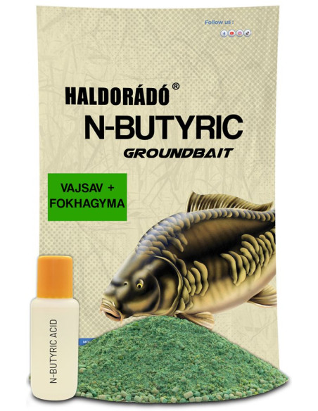 Nada Haldorado N-Butyric Groundbait, N-Butyric + Usturoi, 800g Nada Haldorado N-Butyric Groundbait, N-Butyric + Usturoi, 800g