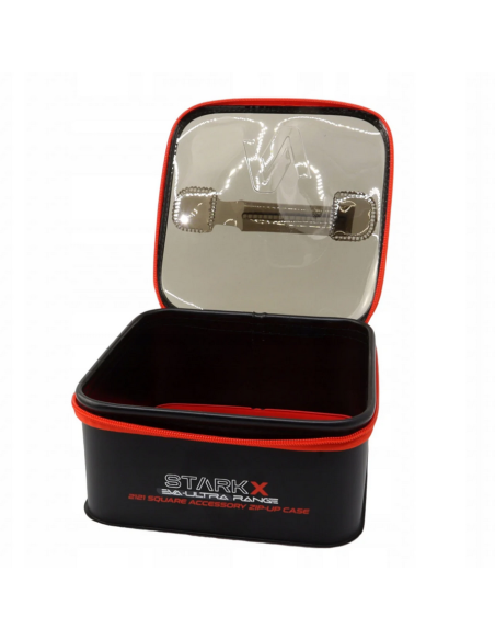 Geanta Accesorii Nytro Starkx L EVA, Patrata, Capac Transparent cu Fermoar, 24x24cm Geanta Accesorii Nytro Starkx L EVA, Patrata, Capac Transparent cu Fermoar, 24x24cm