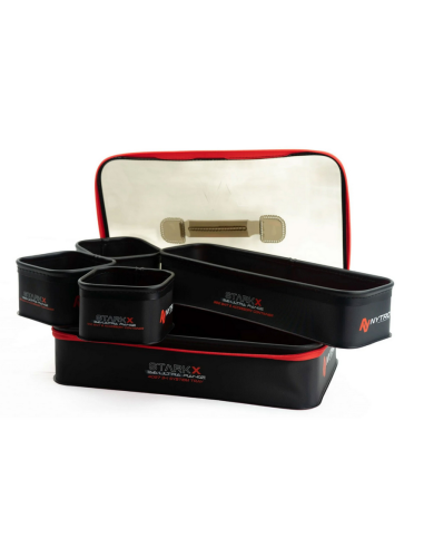 Set 4+1buc Bac/Geanta Accesorii Nytro Starkx System Tray, 40x27x8.5cm