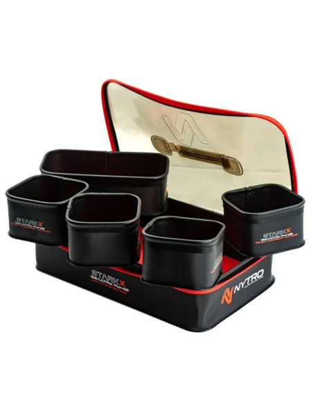 Set 4+1buc Bac/Geanta Accesorii Nytro Starkx System Tray, 40x27x8.5cm Set 4+1buc Bac/Geanta Accesorii Nytro Starkx System Tray, 40x27x8.5cm