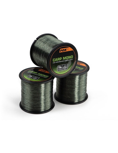 Fir Monofilament Fox Carp Low Vis Green, 1000m
