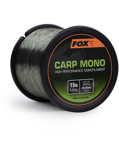 Fir Monofilament Fox Carp Low Vis Green, 1000m
