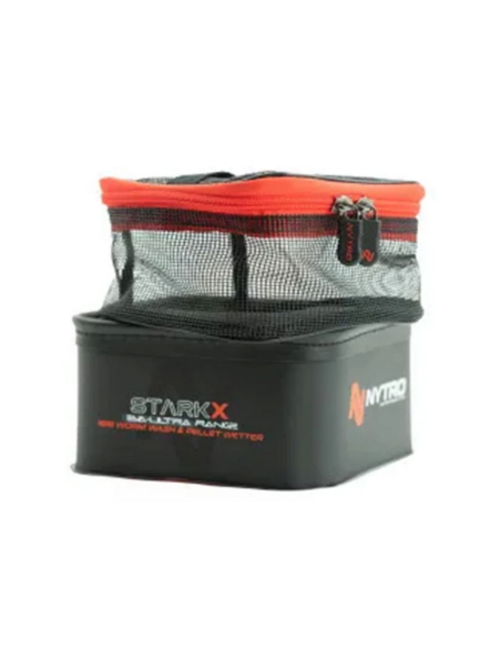 Galeata Cu Plasa Nytro Starkx EVA 1818 Worm Wash & Pellet Soak Galeata Cu Plasa Nytro Starkx EVA 1818 Worm Wash & Pellet Soak