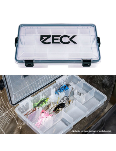 Cutie Waterproof Zeck L Spinnere+Bladed Jig Box WP, 35.5x23x5cm
