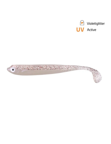 Shad Zeck Zander Gummi, Violettglitter, 12cm, 3buc Shad Zeck Zander Gummi, Violettglitter, 12cm, 3buc