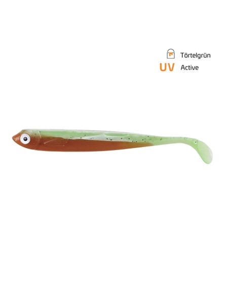 Shad Zeck Zander Gummi, Tortelgrun, 12cm, 3buc Shad Zeck Zander Gummi, Tortelgrun, 12cm, 3buc