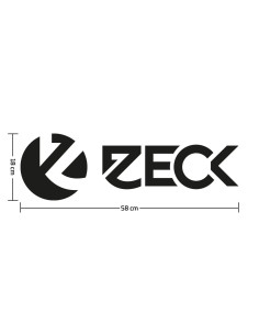 Sticker Zeck Pentru Barca/Masina, Negru, 58x18cm 2