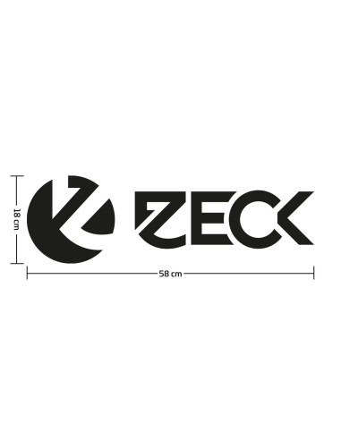 Sticker Zeck Pentru Barca/Masina, Negru, 58x18cm