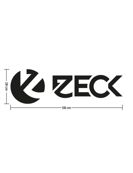 Sticker Zeck Pentru Barca/Masina, Negru, 58x18cm Sticker Zeck Pentru Barca/Masina, Negru, 58x18cm