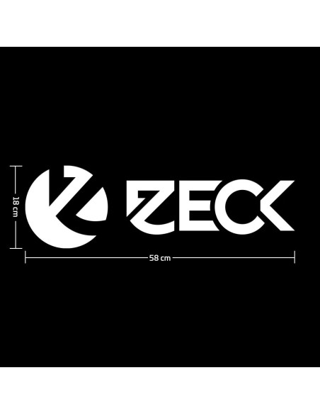Sticker Zeck Pentru Barca/Masina, Alb, 58x18cm Sticker Zeck Pentru Barca/Masina, Alb, 58x18cm