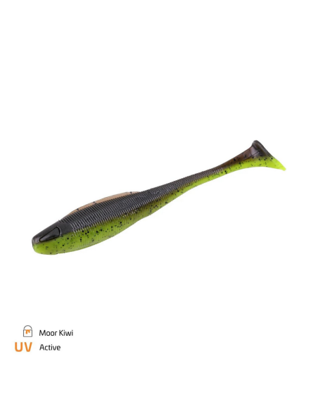 Shad Zeck BA Sexy Swimmer, Moor Kiwi, 10cm, 7buc Shad Zeck BA Sexy Swimmer, Moor Kiwi, 10cm, 7buc