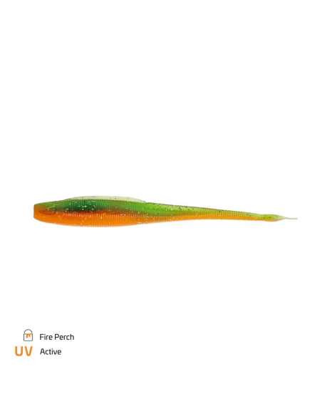 Shad Stick Zeck BA Shaky, Fire Perch, 8cm, 9buc Shad Stick Zeck BA Shaky, Fire Perch, 8cm, 9buc